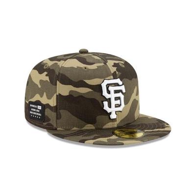 San Francisco Giants Gorra | New Era MLB Armed Forces Weekend 59fifty Fitted Cap Mexico - Verdes